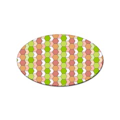 Allover Graphic Red Green Sticker 10 Pack (oval) by ImpressiveMoments