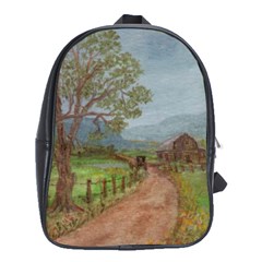  amish Buggy Going Home  By Ave Hurley Of Artrevu   School Bag (large) by ArtRave2