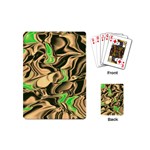 Retro Swirl Playing Cards (Mini) Back