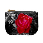 Red Rose Coin Change Purse Front