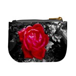 Red Rose Coin Change Purse Back