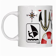 Nautical Collage White Coffee Mug by StuffOrSomething