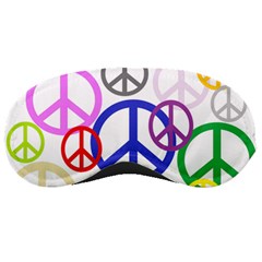 Peace Sign Collage Png Sleeping Mask by StuffOrSomething