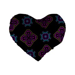 Black Beauty 16  Premium Heart Shape Cushion  by Contest1852090