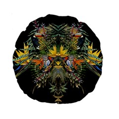 Jungle Fever 15  Premium Round Cushion  by Contest1831200