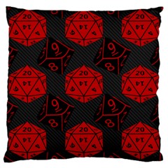 Dice Large Cushion Case (two Sided)  by Contest1657721
