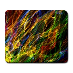 Colourful Flames  Large Mouse Pad (rectangle) by Colorfulart23