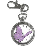 Purple Awareness Butterfly 2 Key Chain Watch Front