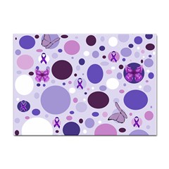 Purple Awareness Dots A4 Sticker 10 Pack by FunWithFibro