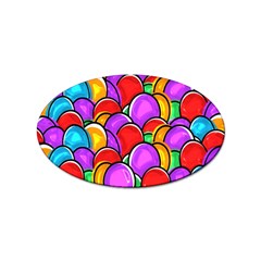 Colored Easter Eggs Sticker 10 Pack (oval) by StuffOrSomething