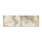 1794 World Map Bumper Sticker 100 Pack Front