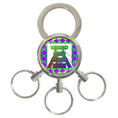 Mine 3-ring Key Chain by Siebenhuehner