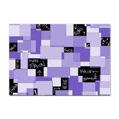 Purple Pain Modular A4 Sticker 10 Pack by FunWithFibro