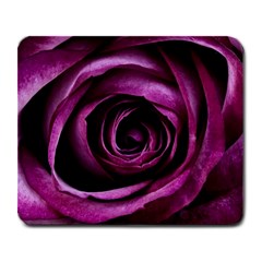 Deep Purple Rose Large Mouse Pad (rectangle) by Colorfulart23