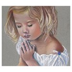 Prayinggirl Deluxe Canvas 14  x 11  (Framed) 14  x 11  x 1.5  Stretched Canvas