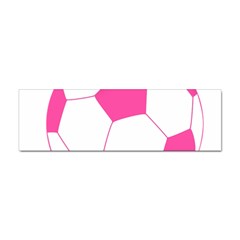 Soccer Ball Pink Bumper Sticker 100 Pack by Designsbyalex