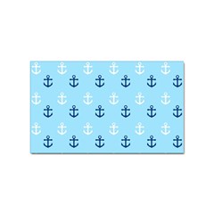 Anchors In Blue And White Sticker 100 Pack (rectangle) by StuffOrSomething