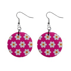 Daisies Mini Button Earrings by SkylineDesigns