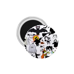 Halloween Mashup 1 75  Button Magnet by StuffOrSomething