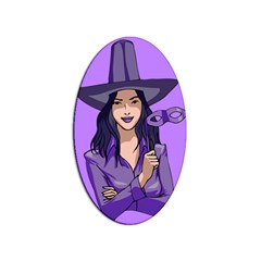 Purple Witch Sticker 100 Pack (oval) by FunWithFibro