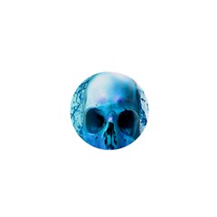 Skull In Water 1  Mini Button by icarusismartdesigns
