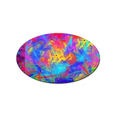 Colour Chaos  Sticker 10 Pack (oval) by icarusismartdesigns