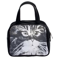 Kitten Bag Classic Handbag (two Sides) by JUNEIPER07
