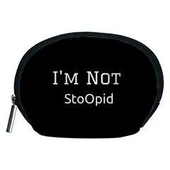I m Not Stupid  Accessory Pouch (medium) by OCDesignss