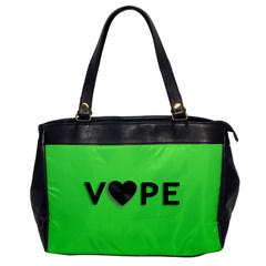 Vape Heart Oversize Office Handbag (one Side) by OCDesignss