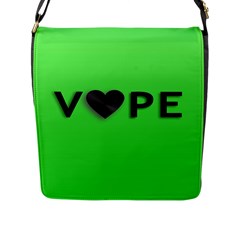 Vape Heart Flap Closure Messenger Bag (large) by OCDesignss
