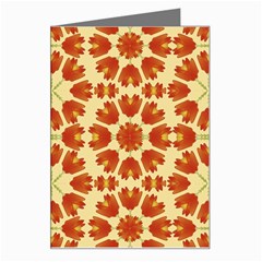 Colorful Floral Print Vector Style Greeting Card by dflcprints