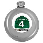 Hwy 4 Website Pic Cut 2 Page4 Hip Flask (Round) Front