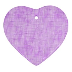 Hidden Pain In Purple Heart Ornament (two Sides) by FunWithFibro