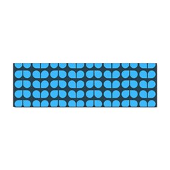 Blue Gray Leaf Pattern Bumper Sticker 10 Pack by GardenOfOphir
