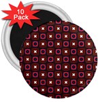 Cute Pretty Elegant Pattern 3  Button Magnet (10 pack) Front
