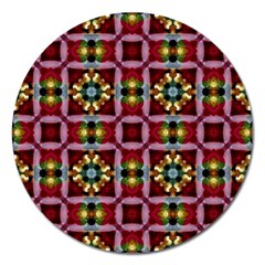 Cute Pretty Elegant Pattern Magnet 5  (round) by GardenOfOphir