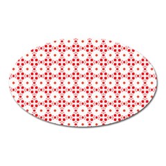 Cute Pretty Elegant Pattern Magnet (oval) by GardenOfOphir