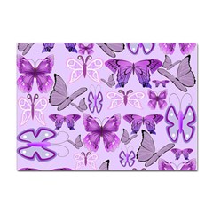 Purple Awareness Butterflies A4 Sticker 10 Pack by FunWithFibro