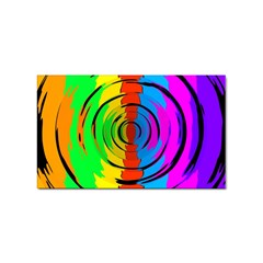 Rainbow Test Pattern Sticker 10 Pack (rectangle) by StuffOrSomething