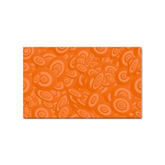 Orange Abstract 45s Sticker 100 Pack (rectangle) by StuffOrSomething
