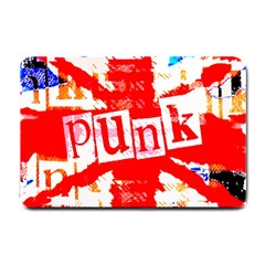Punk Union Jack Small Door Mat by ArtistRoseanneJones