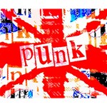 Punk Union Jack Deluxe Canvas 14  x 11  (Framed) 14  x 11  x 1.5  Stretched Canvas