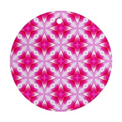 Cute Pretty Elegant Pattern Ornament (round)  by GardenOfOphir