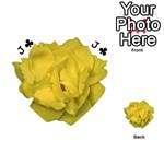 Isolated Yellow Rose Photo Playing Cards 54 (Heart)  Front - ClubJ
