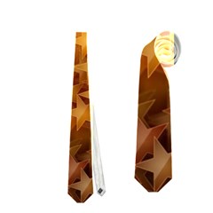 Gold Stars Neckties (two Side)  by KirstenStar