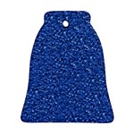 Sparkling Glitter Blue Bell Ornament (2 Sides) Front
