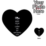 Keep Calm and Carry On My Wayward Son Multi-purpose Cards (Heart)  Back 53