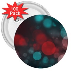 Modern Bokeh 15b 3  Buttons (100 Pack)  by ImpressiveMoments