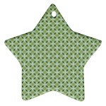 Cute Seamless Tile Pattern Gifts Ornament (Star)  Front