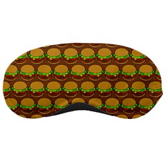 Burger Snadwich Food Tile Pattern Sleeping Masks by GardenOfOphir